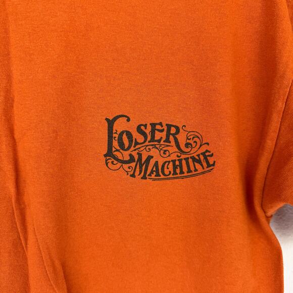 Loser Machine Company Skate Destroy the Future Burnt Orange Tee Shirt Sz M - Picture 3 of 6
